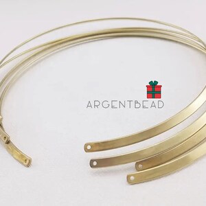 Best Seller 1 P Adjustable Raw brass Wire Choker chain brass Argentbead (AG0000406)/1AG110