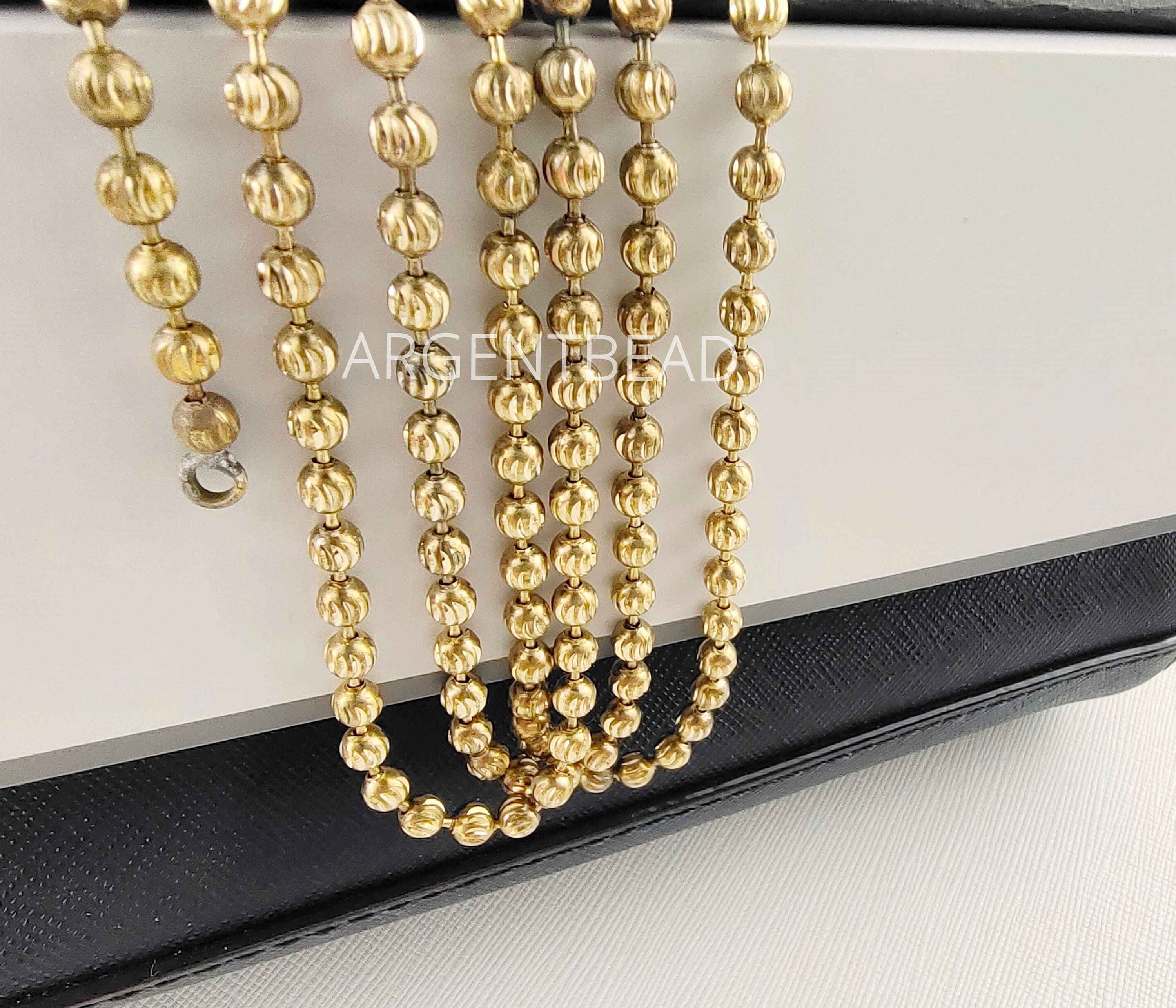 Best 1pcs 24.5inch of Brass Ball Chain Ball Chains Necklace Etsy
