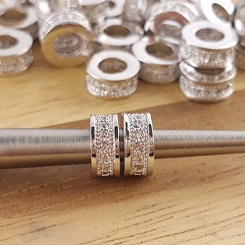 10 Piezas De Dijes Redondos De Latón Crudo Para Collar, Cuentas De Latón Con Filigrana, 1 Bucle, Pátina Verde Azulada Orgánica Para Joyería Hecha A Mano, Dije De Encaje Bohemio DIY 804 - México
