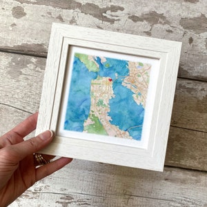 Seidenkartenrahmen zum 4. oder 12. Hochzeitstag, romantisches OOAK Geschenk für Ehemann und Ehefrau, benutzerdefinierte Aquarell Seidenkunst, wählen Sie die Kartenform und den Maßstab