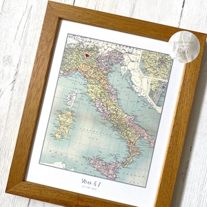 Immagine mappa in seta personalizzata, regalo per il 12° anniversario di matrimonio per lui o per lei, regalo di anniversario in seta per marito e moglie, mappa dell'amore, atlante mondiale antico
