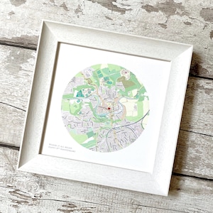 Cadeau d'anniversaire de mariage en soie, où tout a commencé, où nous nous sommes rencontrés, carte du lieu du mariage sur de la soie véritable, cadeau d'anniversaire de 4 ou 12 ans pour elle