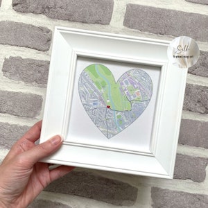 Benutzerdefinierte Seidenkarte Kunst, moderne topographische Karte von jedem Ort weltweit, zum 4. oder 12. Hochzeitstag, einzigartiges Geschenk für Frau oder Mann