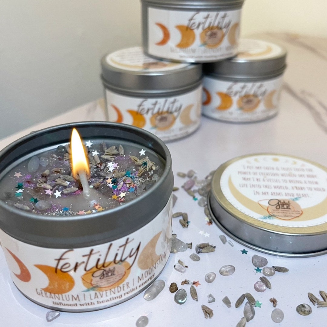 Fertility Candle Ritual Spell Candle Fertility Aids IVF Etsy