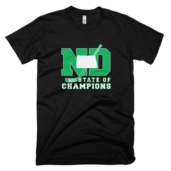 Champions North Dakota Hockey T-shirt 