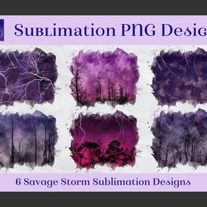 Sublimation PNG Designs - Savage Storm Images