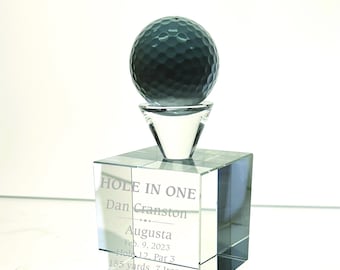 Hole in One Crystal Cube