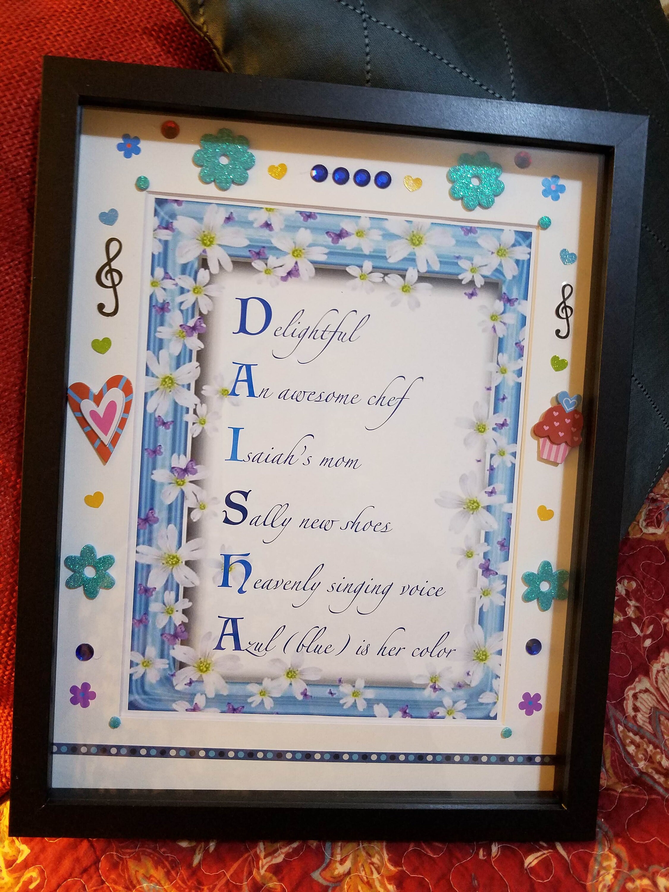 Personalized Name Display Frames Etsy UK