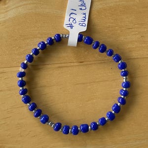 Kids bracelet - Blue Clouds