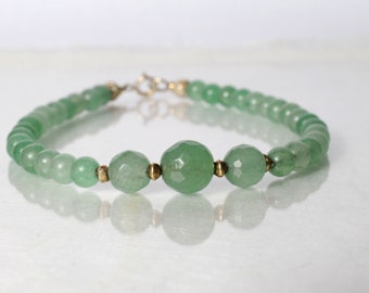 Aventurine bracelet, arm candy bracelet, stackable bracelet, friendship bracelet