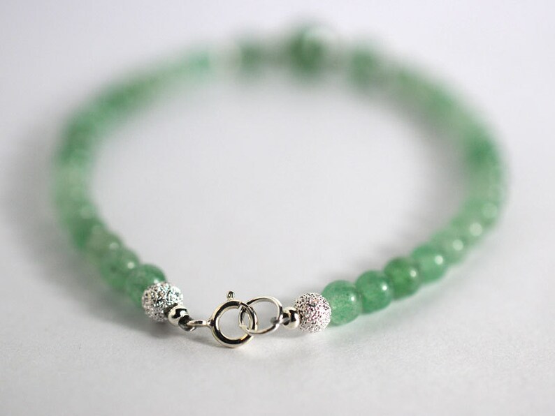 Aventurine bracelet, arm candy bracelet, stackable bracelet, friendship bracelet image 5