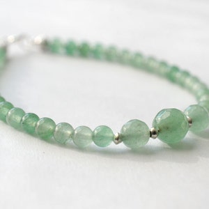 Aventurine bracelet, arm candy bracelet, stackable bracelet, friendship bracelet image 4