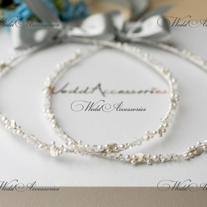 Perle Griechisch Stefana Hochzeit Kronen Kronen Afghan Rough Pearls Stefana Diademe