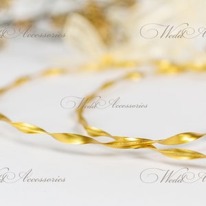 Handmade Silver Plated Orthodox Wedding Crowns, Twisted Stefana