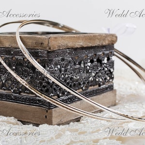 Silver Plated Greek Orthodox Wedding Crowns (Stefana)