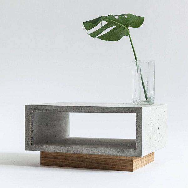 Concrete Bedside Table Etsy