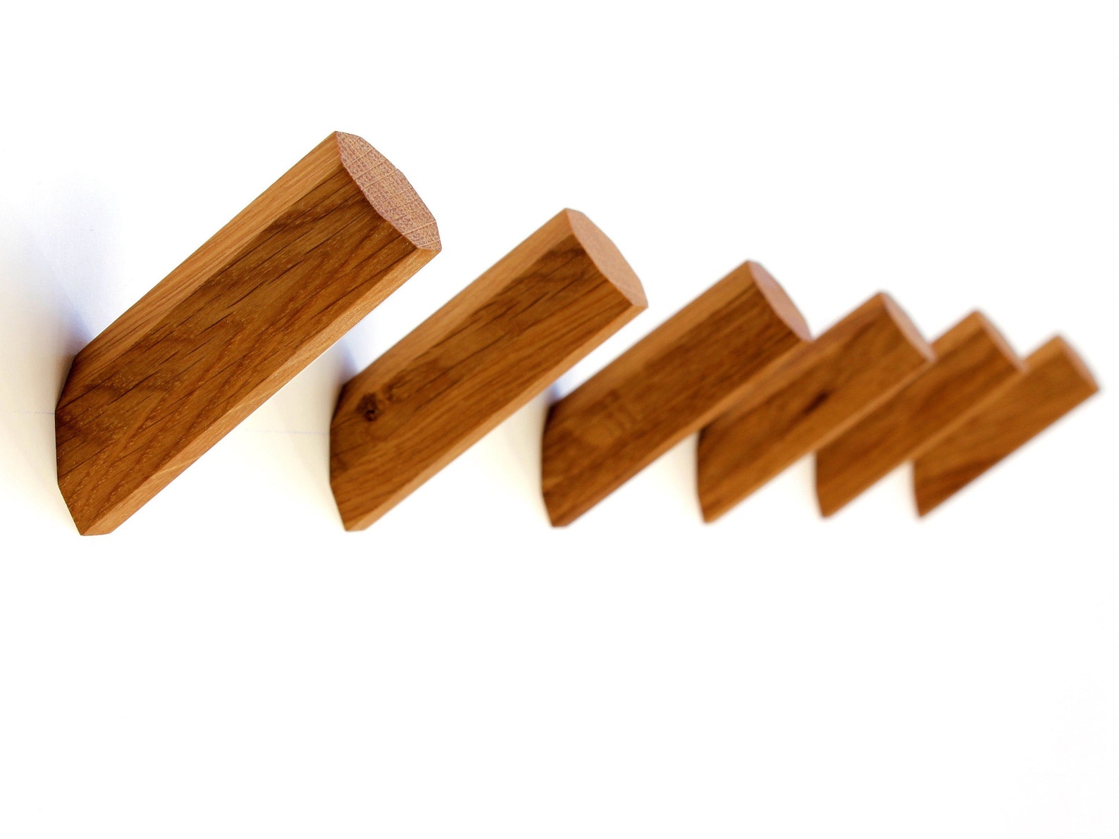 Natural Wood Wall Hook Modern Decorative Handmade Coat Hook Etsy