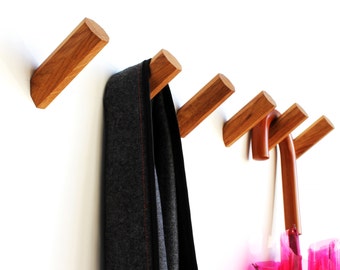 Mantelhaken BIET, handgefertigte Kleiderbügel, Handtuchaufhänger, Holzhaken