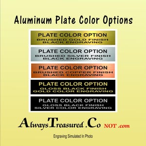 6 x 6 x 2 inch Black Marble - Project Base Stand with mounting hole - Trophy - Statue - Doll - Engraved Plate Option AM/AL BCB12 image 9
