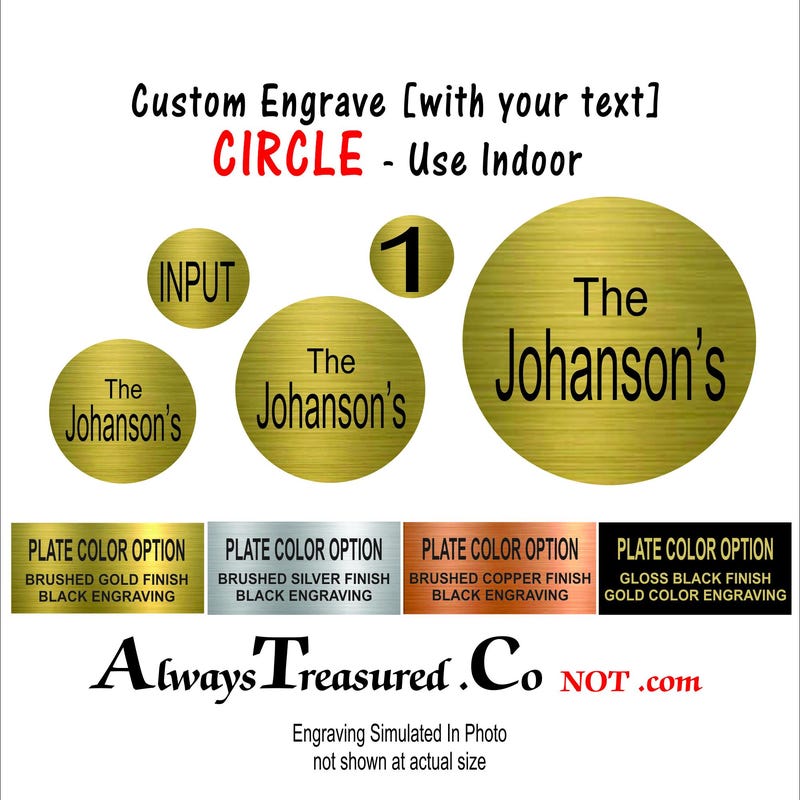 16 Inch Name Circle - Etsy