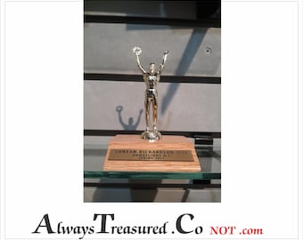 4-1/2 inch - Victory Trophy - male Figurine   [Assembly Required ] GOLD color