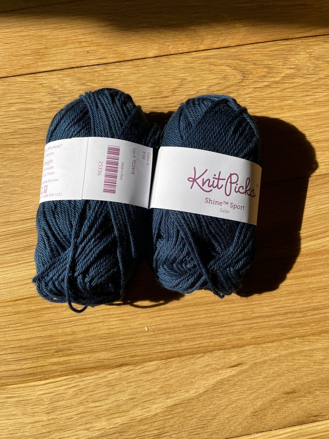 Knit Picks Shine Sport Yarn Etsy