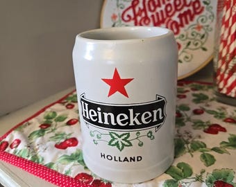 Heineken Ceramarte Ceramic Beer Stein Mug
