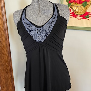 Y2k Black Halter Top