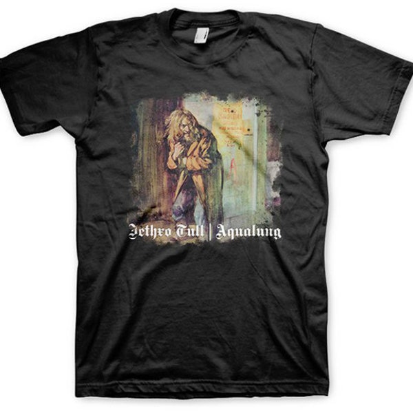 Jethro Tull Aqualung M, L, XL, 2XL Black T-Shirt