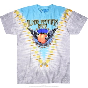 The Allman Brothers Band Flying Peach M, L, XL, 2XL Tie Dye T-Shirt