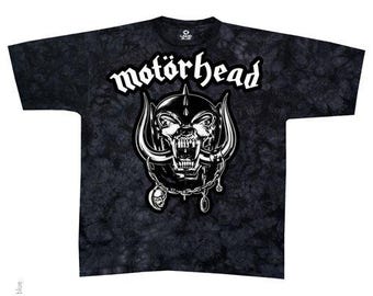 Camiseta teñida con efecto tie dye de Motorhead en tallas M, L, XL y 2XL