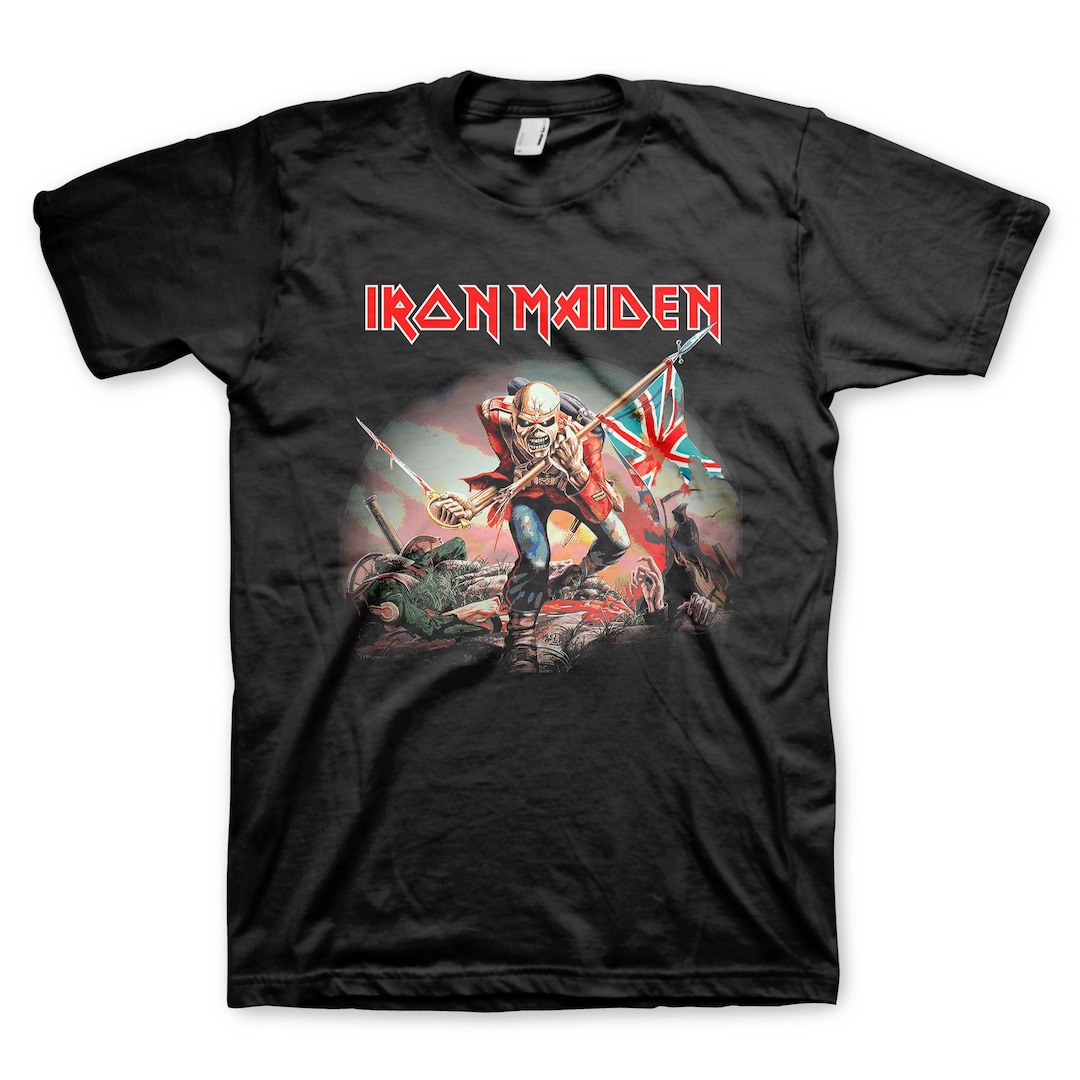 Iron Maiden the Trooper M, L, XL, 2XL Black T-shirt - Etsy