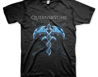 Queensryche DNA M, L, XL, 2XL Black T-Shirt