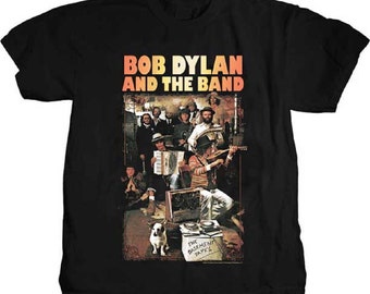 Bob Dylan Basement Tapes M, L, XL, 2XL Black T-Shirt