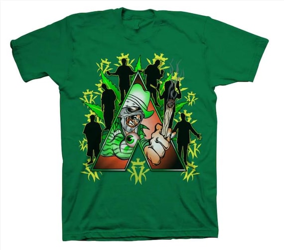 Kottonmouth Kings PAK Work M, L, 2XL Green T-shirt - Etsy