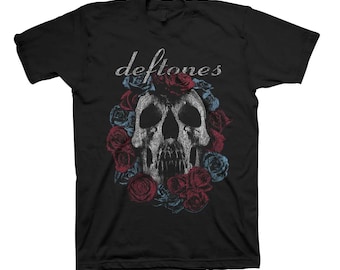 Deftones Skull M, L, XL, 2XL Black T-Shirt