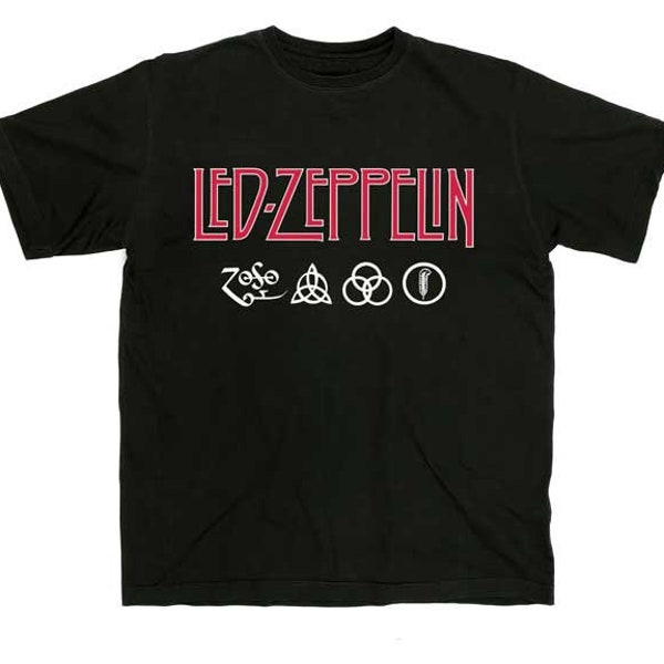 Led Zeppelin Zoso M, L, XL, 2XL Black T-Shirt