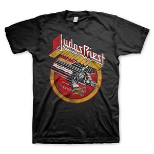 Judas Priest SFV Solid Vintage M, L, XL, 2XL Black T-Shirt