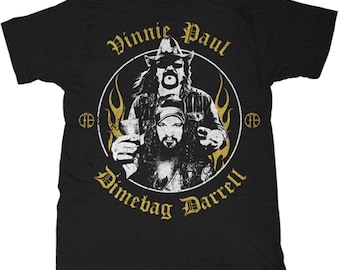 Abbott Brothers Vinnie Paul & Dimebag Darrell M, L, XL, 2XL Black T-Shirt