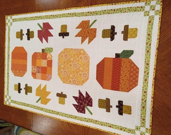 Quilted Fall Table Runner