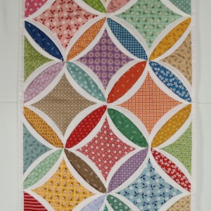 Cathedral Windows Table Topper/Runner