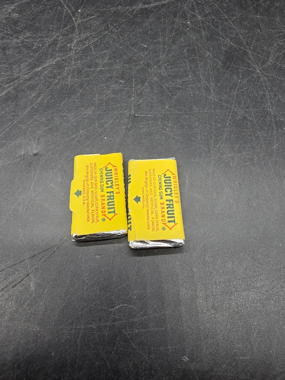 Wrigley's Vintage Juicy Fruit Vending Machine Style GUM STICKS