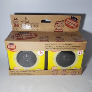 2012 Fleer Dubble Bubble Gum Eco Speakers NEW OLD STOCK