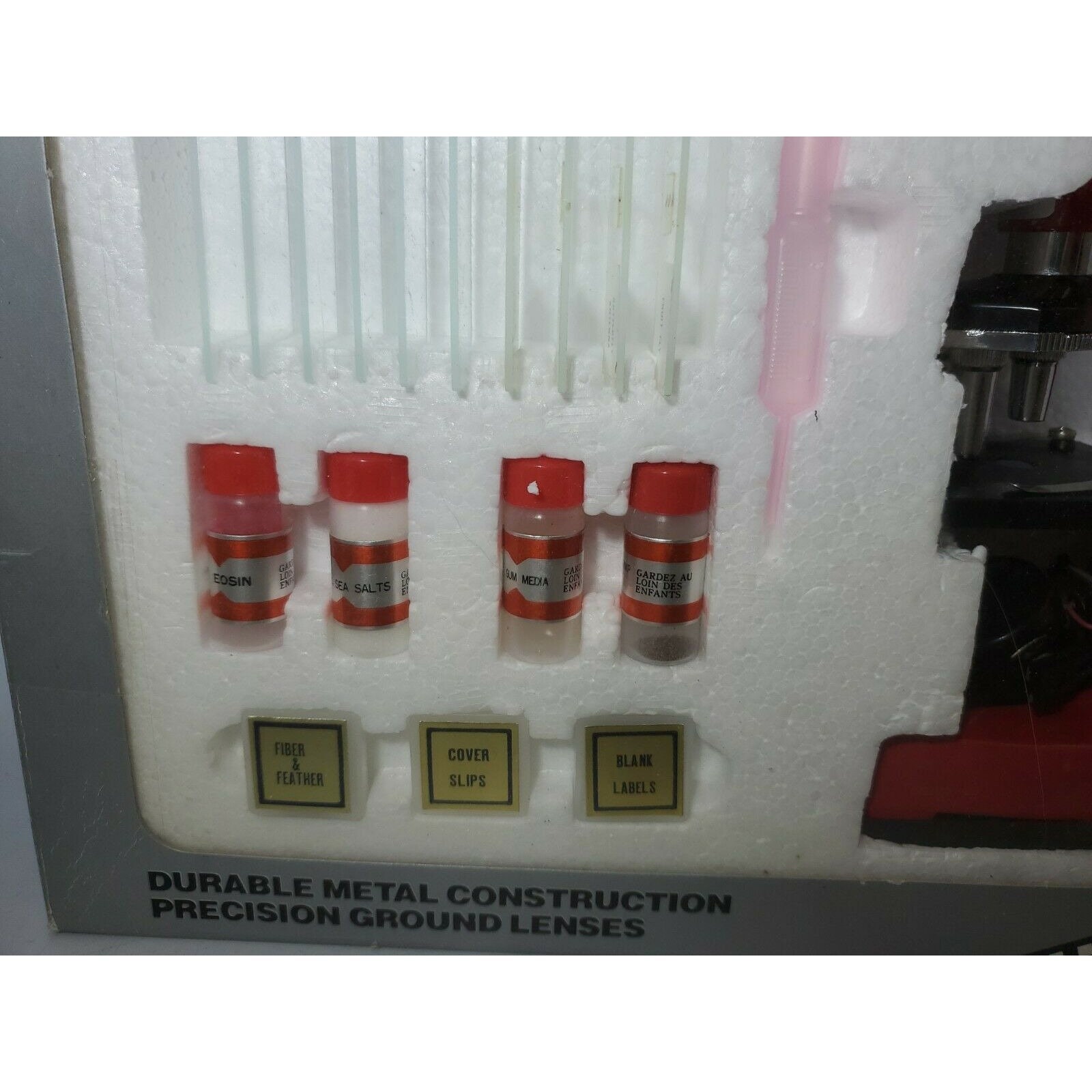 Tasco 1985 5way Microscope Kit 50X1200X Zoom New Open Box Etsy