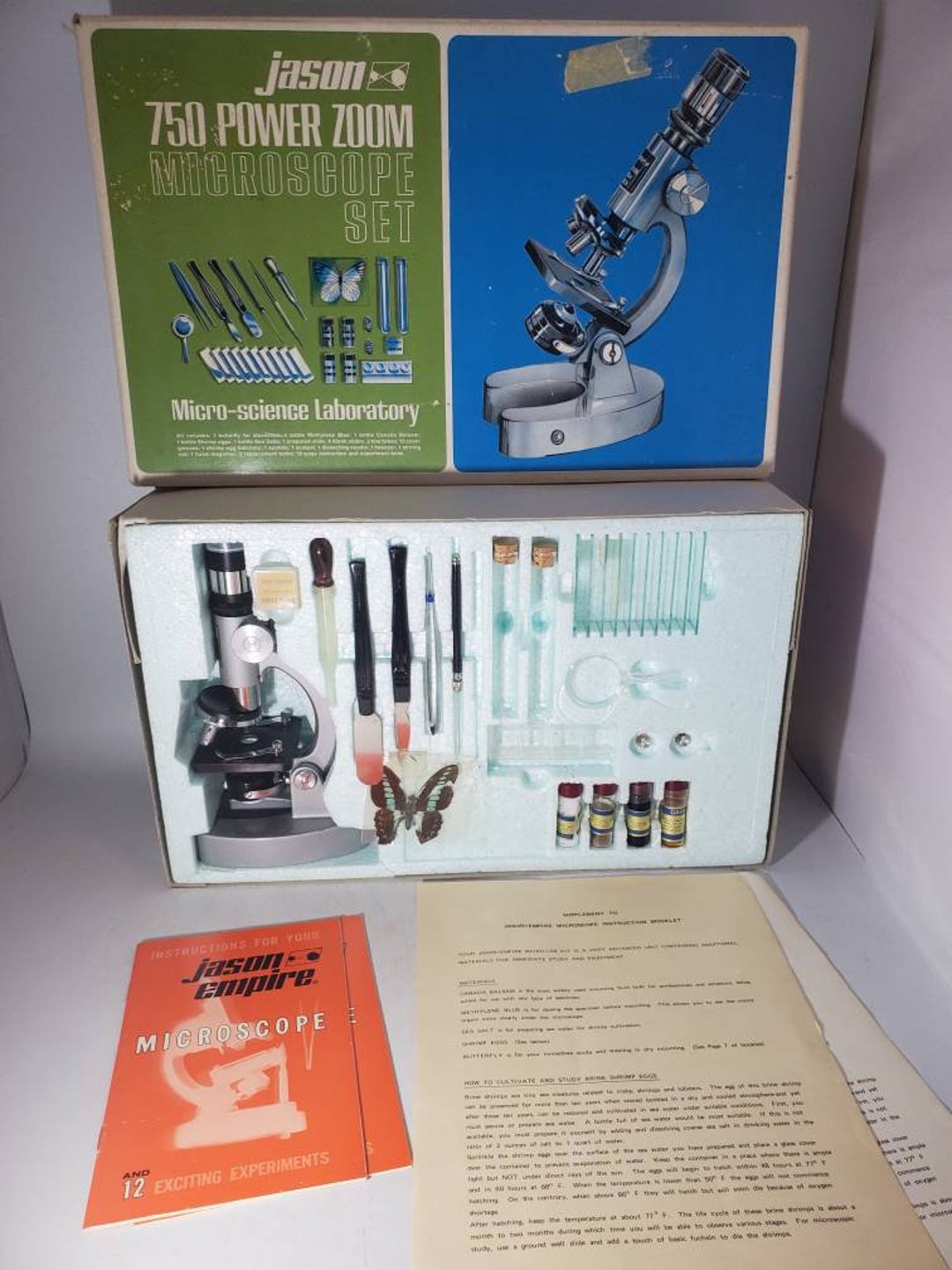 Jason 750 Power Zoom Microscope Set (1971) 15