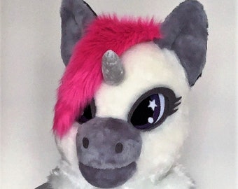 EU Unicorn fursuit head kids 9-15