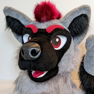 Hyena Fursuit Head Commission