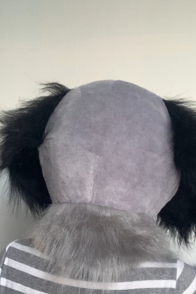 fursuit kids premade fursuit dog furry head fursuit for girls Grey dog fursuit fursuit head cheap fursuit partial premade