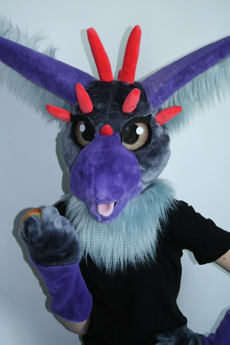 Dragon fursuit for sale dragon fursuit dragon furry premade | Etsy