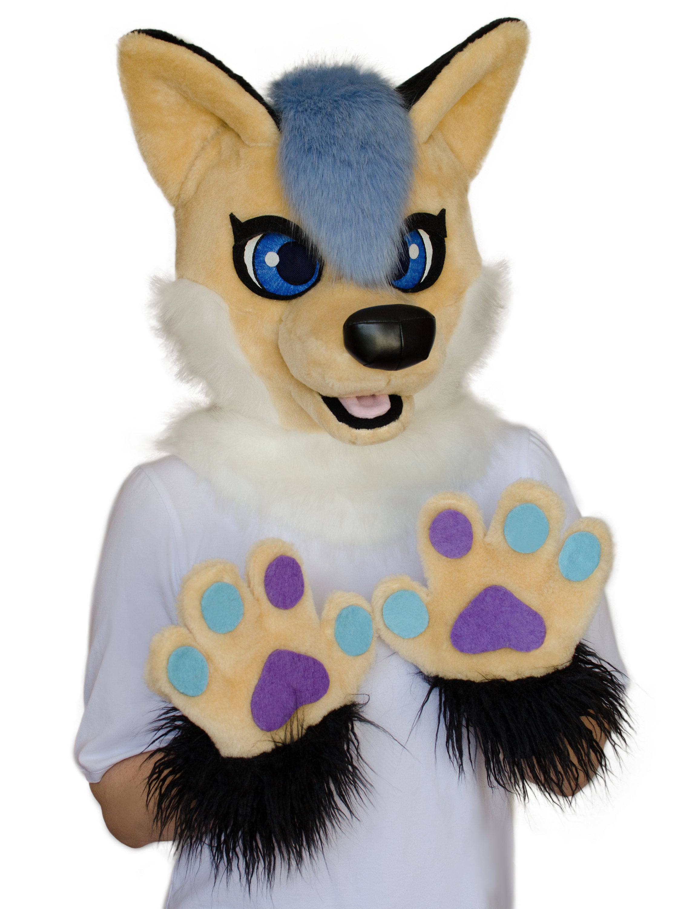 US Stock Beige Fox Fursuit Partial Fursuit Partial Premade Etsy